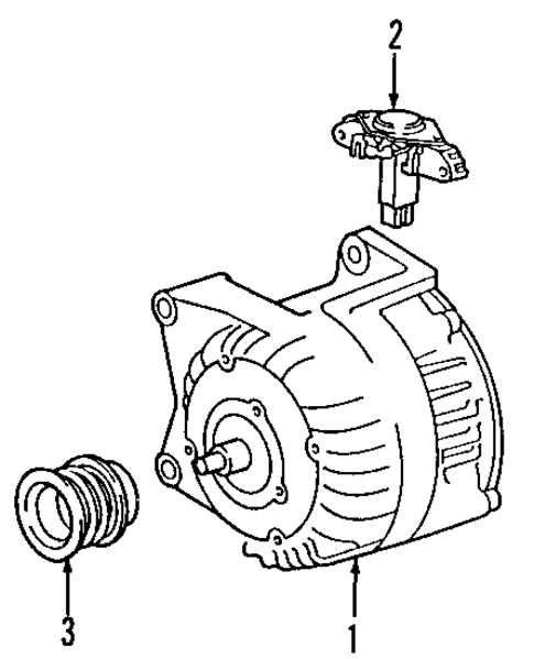 Alternator for 1996 BMW M3 #1