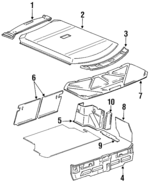 633103238002 - Body: Headliner for Lexus: ES250 Image