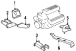 12550238 - Engine: Motor Mount Brace for GM Image