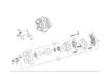 13154840280 - : Remanufactured Alternator for Mercedes-Benz Image