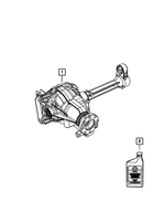 68019332AC - Front Axle; Dana 186 MM; Differential and Drive Line: Service Front Axle for Mopar Image