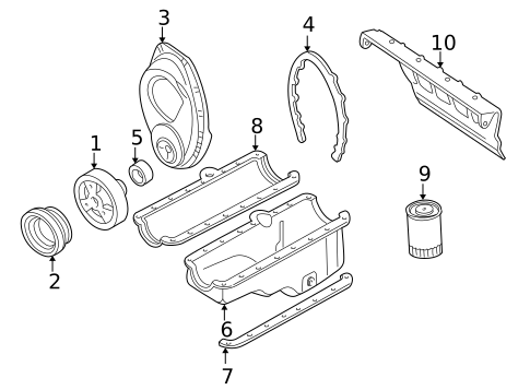 Gaskets & Sealing Systems for 1999 Chevrolet K2500 Pickup #0