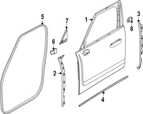 Door & Components for 2025 Mini Countryman #0
