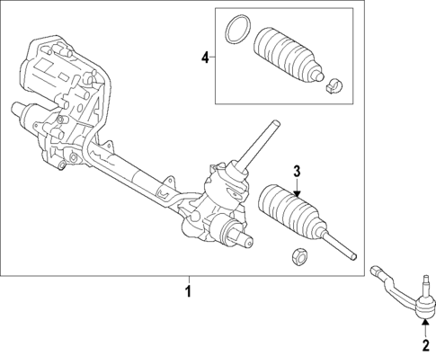 Steering Gear & Linkage for 2016 Lincoln MKX #0