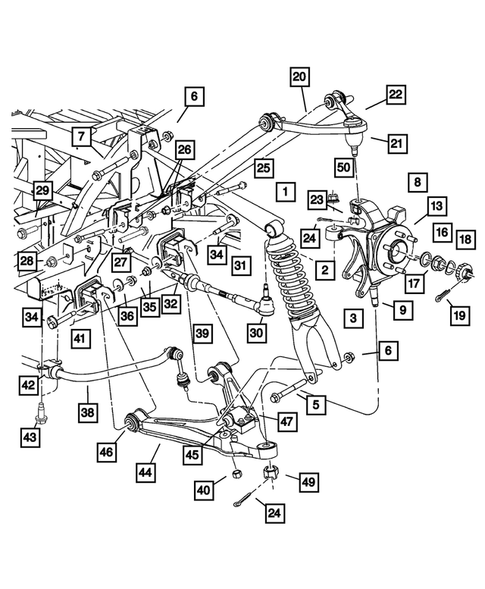 Rear Suspension for 2004 Dodge Viper #0