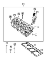 68630244AA - Engine: Engine Cylinder Head Assembly, Right Side for Ram: 2500, 3500 Image