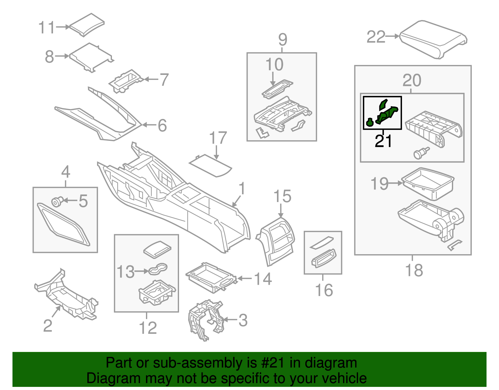 4G8 898 173 A 4PK Repair Kit Mount Kit 2012 2018 Audi Audi OEM 4g8-898-173-a-4pk-repair-kit-mount-kit-2012-2018-audi-audi-oem