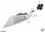 63126904042 - : Bulb Socket, Turn Indicator for BMW-Motorrad Image