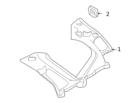 Interior Trim - Quarter Panels for 2009 Kia Rondo #0