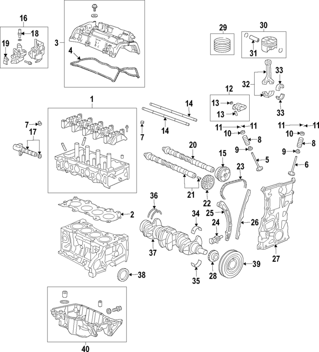 158305R7A03 - : Engine Variable Valve Timing (VVT) Solenoid for Honda Image