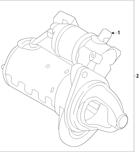 Starter for 2019 Genesis G70 #1