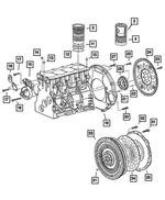 5003532AA - Electrical: Adaptor Plate Bolt for Jeep: Liberty Image