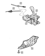 52080434AA - Transfer Case Model 147 [DHZ]: Shifter Housing And Lever for Mopar Image
