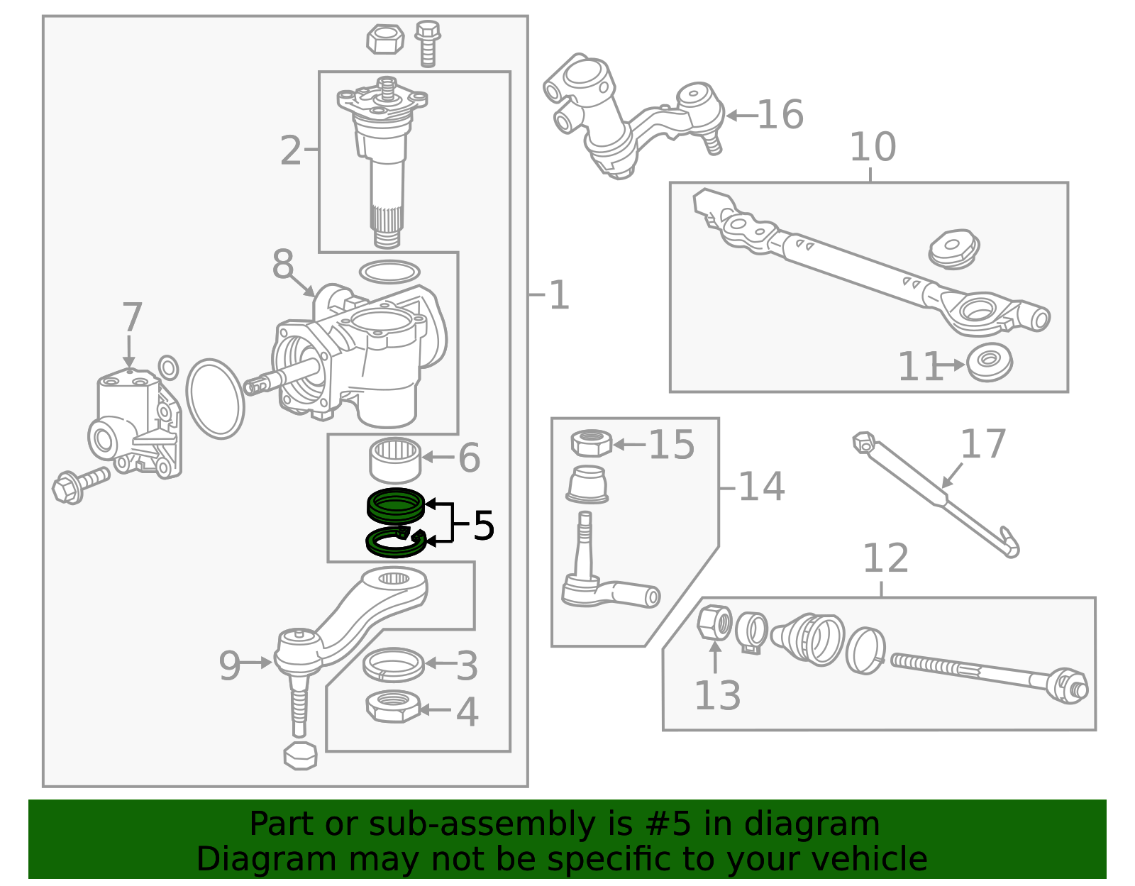 19256667 - Steering Gear Pitman Shaft Seal - | World Parts Direct