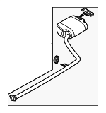 28710L2600 - Exhaust: Muffler &amp; Pipe for Kia Image