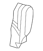 6T2Z7866800AA - Body: Seat Back Pad for Ford Image