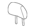 8E6Z78611A08DB - Body: Headrest, Outer for Ford Image