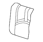 8E6Z7866601AB - Body: Seat Back Cover for Ford Image