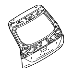 5801C677 - : Lift Gate for Mitsubishi: Outlander, Outlander PHEV Image