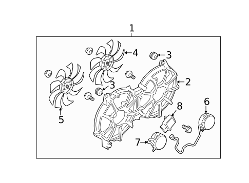 Cooling Fan for 2018 INFINITI Q70 #0