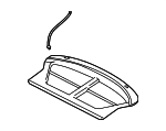 K2B168310H96 - Body: Pkg Tray Trim for Kia: Spectra Image