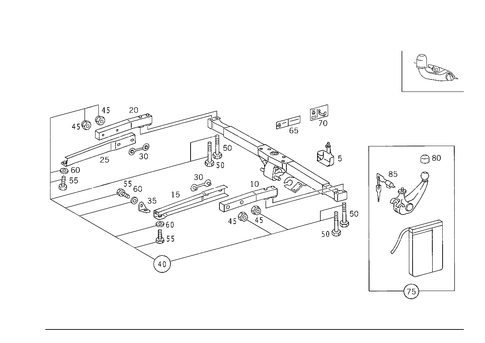 Trailer Coupling for 1997 Mercedes-Benz SL320 #0