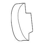 25863520 - Body: Release Lever Bezel for Pontiac: Solstice | Saturn: Sky Image