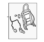 25983324 - Body: Seat Back Frame for Pontiac: Solstice | Saturn: Sky Image