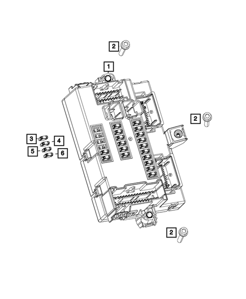 Keys, Modules and Engine Controllers for 2016 Fiat 500L #2