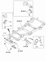 8978011564 - Interior/Bumper: BRACKET, L. FR. STABILIZER for Acura Image