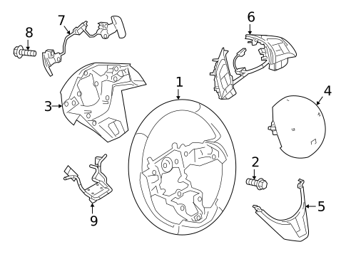 Steering Wheel & Trim for 2016 Mazda 6 #0