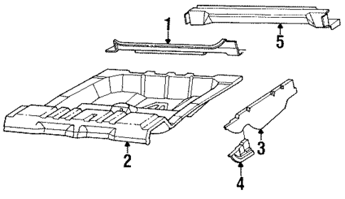 Rear Body for 1993 Chevrolet Caprice #1