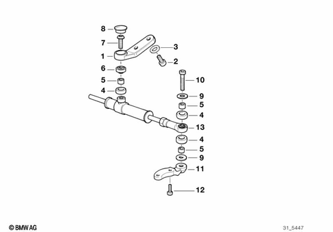 Steering Damper for 1997 BMW-Motorrad R 1100 S #0