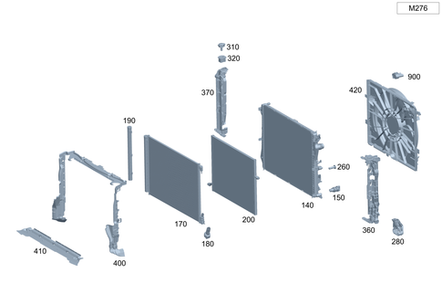 Cooler, Mount and Cover for 2018 Mercedes-Benz GLC43 AMG #0
