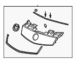 15886790 - Body: Grille for Cadillac: CTS, STS Image
