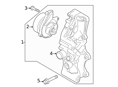 Water Pump for 2020 Mini Cooper Countryman #0