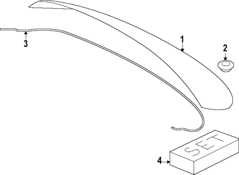 Glass - Lift Gate for 2024 Porsche Cayenne #0