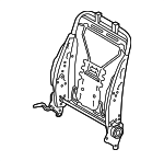 7163076030 - Body: Seat Back Frame for Lexus: CT200h Image