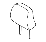 7191076120A2 - Body: Headrest for Lexus: CT200h Image