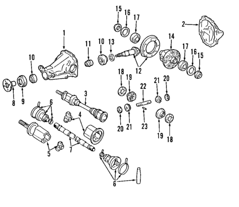 Axle Shafts & Joints for 2007 Nissan Murano #0