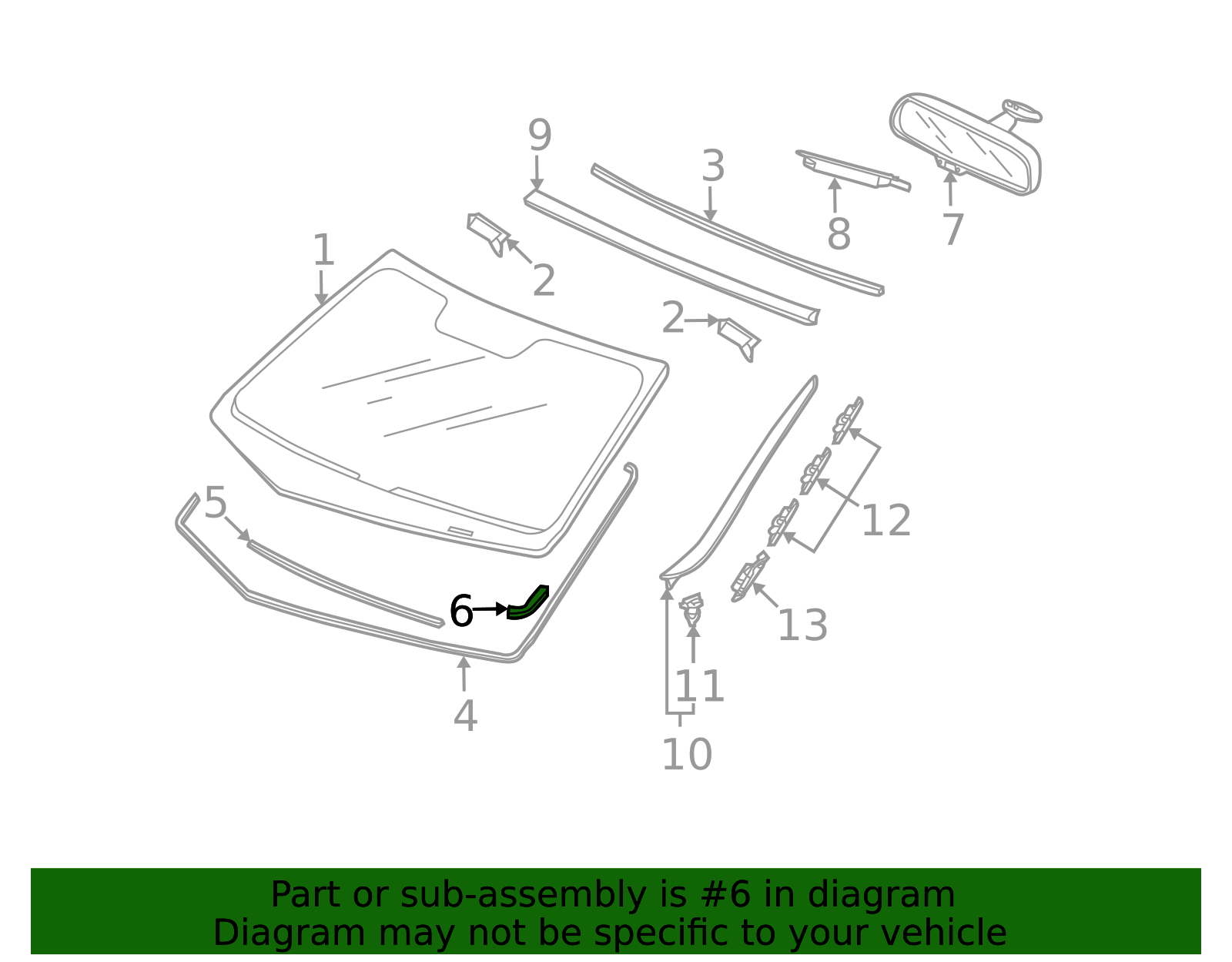 2009-2014 Acura TSX Lower Seal 77466-TL0-000 | OEM Parts Online