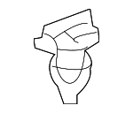 73153TL0E01 - Body: Side Molding Clip for Acura Image