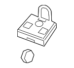68051644AC - Body: Tie Down Hook for Mopar Image