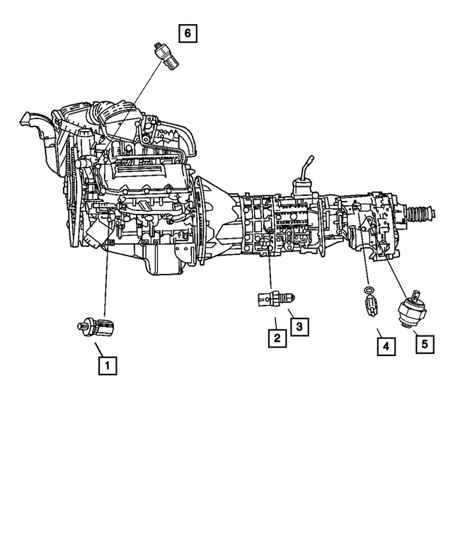 5099770AA - Electrical: Back Up Lamp Switch for Mopar Image