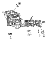 4868672AA - Electrical: Oil Pressure Switch for Mopar Image
