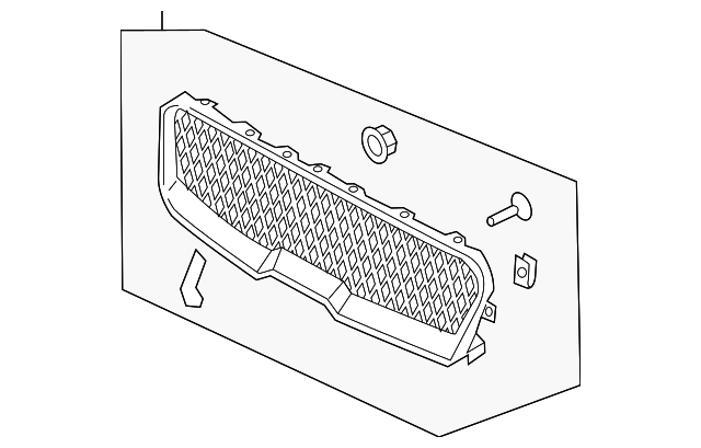 GD9Z-8200-CA - Grille - 2017-2020 Lincoln Continental | Eastgate