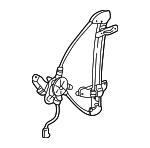 2001-2005 Honda Civic - Regulator Assembly L Rear Door Power