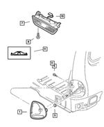 2AME76244A - : Lamp for Mopar Image