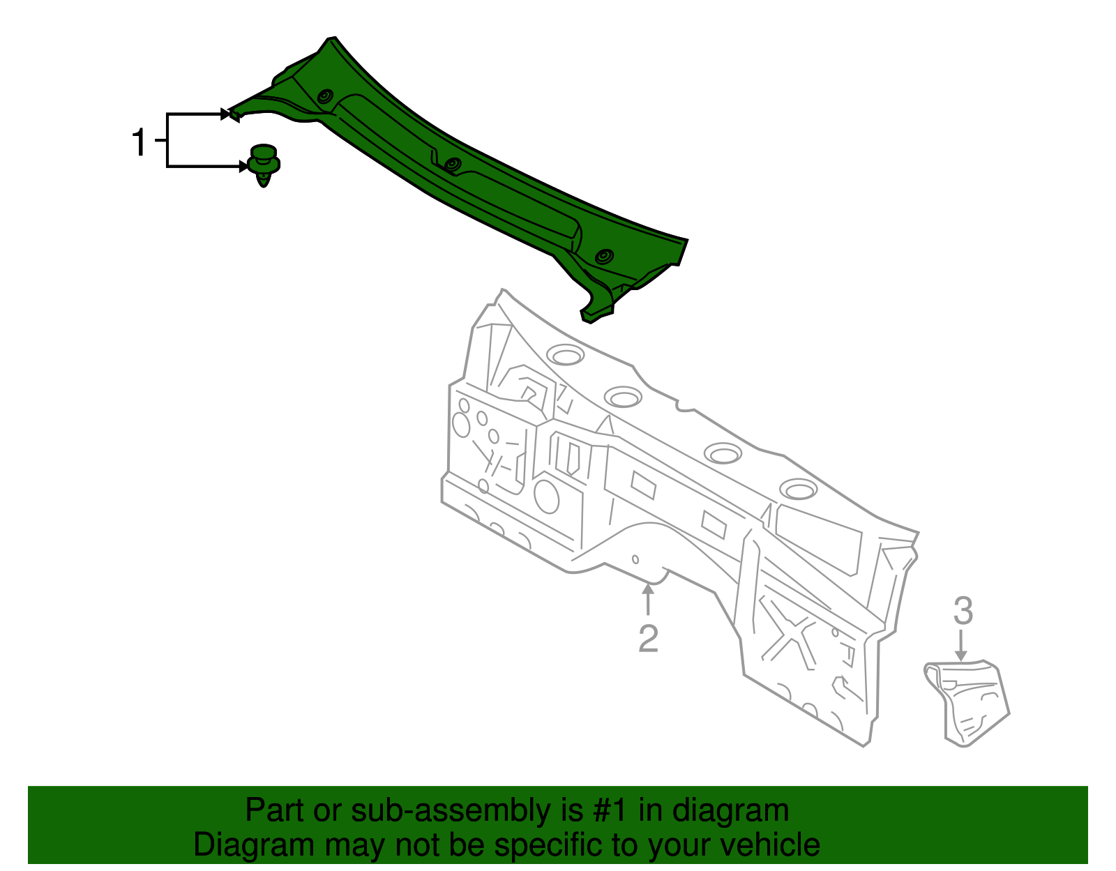 Windshield Cowl Panel For Land Rover LR3/LR4 & Range Rover Sport 2005-2016