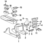 25111222169 - : Shifter Retainer for BMW: 318i, 318is, 323i, 323is, 325i, 325is, 328i, 328is, M3 Image
